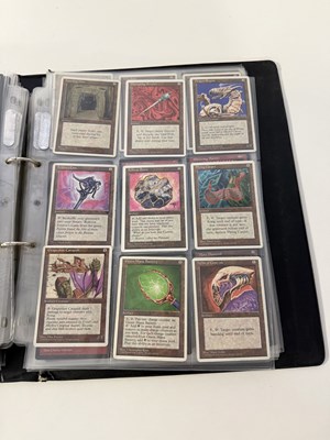 Lot 540 - A folder of MAGIC THE GATHERING CARDS - Mixed...