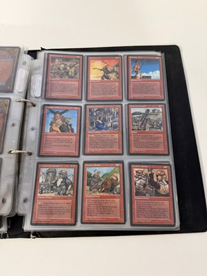 Lot 540 - A folder of MAGIC THE GATHERING CARDS - Mixed...