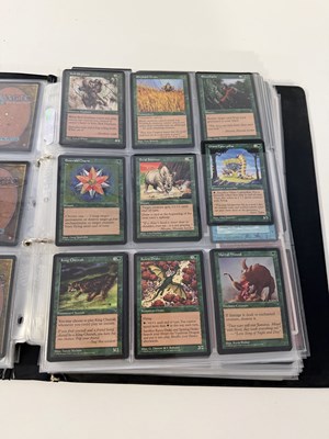Lot 540 - A folder of MAGIC THE GATHERING CARDS - Mixed...