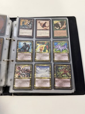 Lot 540 - A folder of MAGIC THE GATHERING CARDS - Mixed...