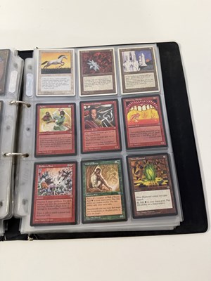 Lot 540 - A folder of MAGIC THE GATHERING CARDS - Mixed...