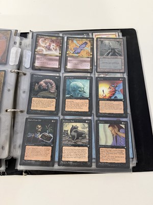 Lot 540 - A folder of MAGIC THE GATHERING CARDS - Mixed...