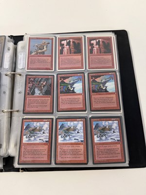Lot 540 - A folder of MAGIC THE GATHERING CARDS - Mixed...