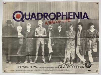 Lot 30 - QUADROPHENIA (1979) UK Quad film poster based...