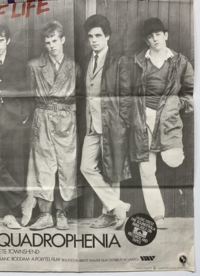 Lot 30 - QUADROPHENIA (1979) UK Quad film poster based...