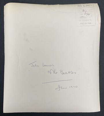 Lot 20 - A selection of THE BEATLES 8" x 10" Black and...