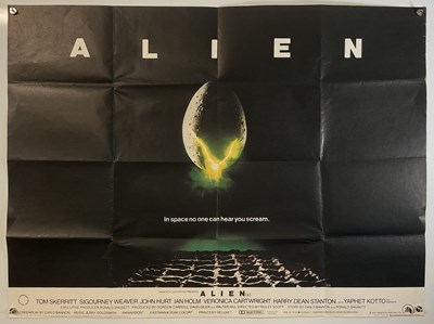 Lot 418 - ALIEN (1979) UK Quad film poster, Ridley Scott...