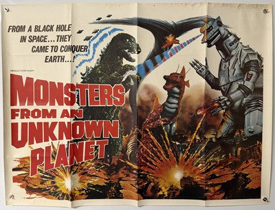 Lot 407 - MONSTERS FROM AN UNKNOWN PLANET (1975) UK Quad...