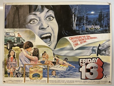 Lot 423 - FRIDAY THE 13TH (1980) UK Quad film poster for...