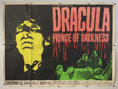 Lot 429 - DRACULA PRINCE OF DARKNESS (1966) UK quad film...