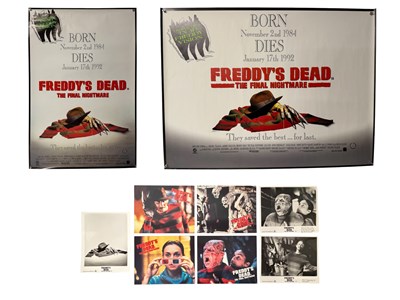Lot 348 - FREDDY'S DEAD (1991) UK Quad and US one sheet...