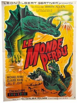Lot 288 - THE LOST WORLD (1960) French Grande film...