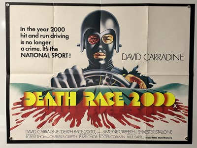 Lot 404 - DEATH RACE 2000 (1975) UK Quad film poster for...