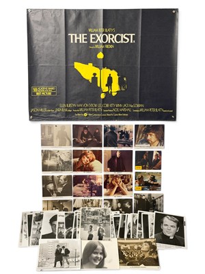 Lot 395 - THE EXORCIST (1974) UK Quad film poster for...