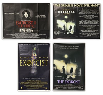 Lot 371 - THE EXORCIST (1974) US one sheet and UK Quad...