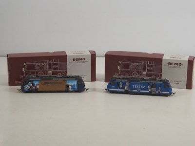 Lot 2 - BEMO HOm narrow gauge electric locomotives,...