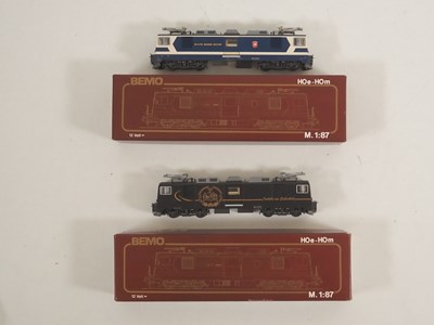 Lot 5 - A pair of HOm narrow gauge electric...