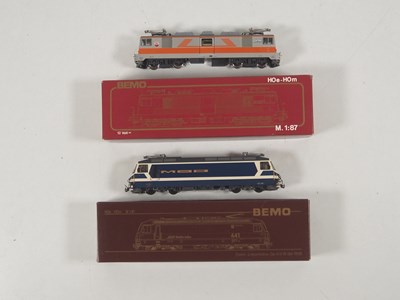 Lot 6 - A pair of HOm narrow gauge electric...