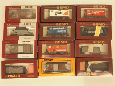 Lot 17 - BEMO/FRIHO HOm narrow gauge wagons of various...