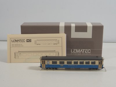 Lot 20 - LEMATEC PRESTIGE handbuilt brass HOm narrow...