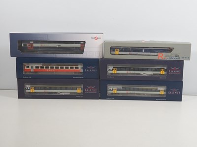 Lot 38 - Group of Swiss Outline HO gauge passenger...