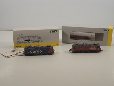 Lot 112 - TRIX - A pair of Swiss Outline HO gauge...