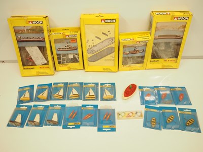 Lot 138 - A large quantity of NOCH HO gauge boat and...
