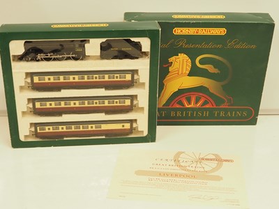 Lot 160 - HORNBY OO gauge R2044 'Liverpool' train pack,...