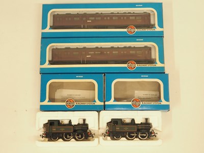 Lot 166 - A pair of AIRFIX OO gauge 14xx steam tank...