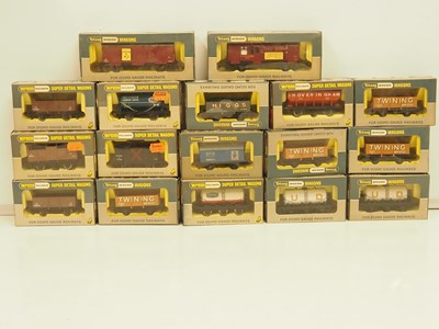 Lot 197 - A large group of OO gauge WRENN wagons in...