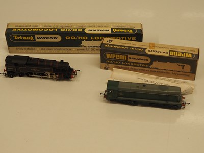 Lot 204 - A pair of WRENN OO gauge locomotives...