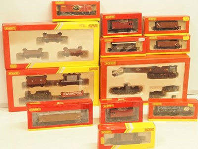 Lot 207 - A group of OO gauge HORNBY wagons and wagon...