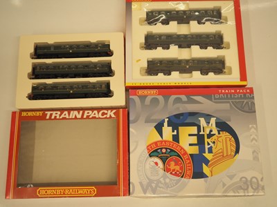 Lot 218 - A pair of HORNBY OO gauge class 110 3-car DMUs...