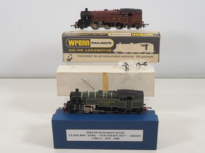 Lot 228 - WRENN - A pair of OO gauge 2-6-4 steam tank...