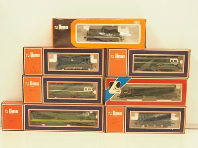 Lot 244 - A mixed group of LIMA OO gauge diesel locos,...