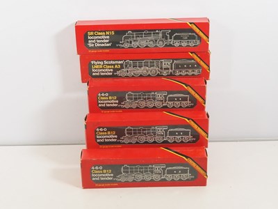 Lot 251 - A group of HORNBY OO gauge steam locomotives,...