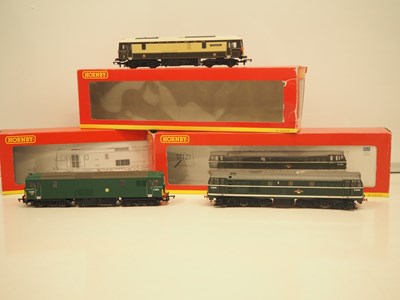 Lot 261 - A group of HORNBY OO gauge diesel locos...