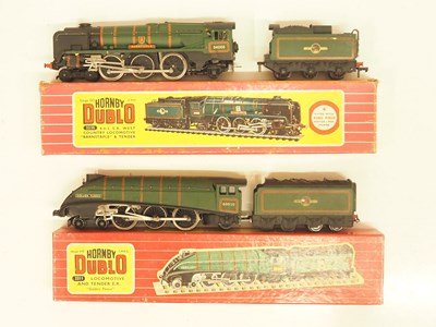 Lot 282 - A pair of HORNBY DUBLO OO gauge 2-rail...