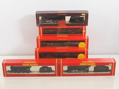 Lot 288 - A group of HORNBY OO gauge steam locomotives,...