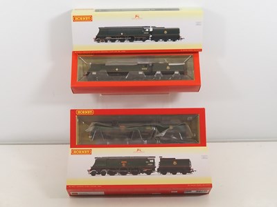 Lot 312 - A pair of HORNBY OO gauge steam locomotives...
