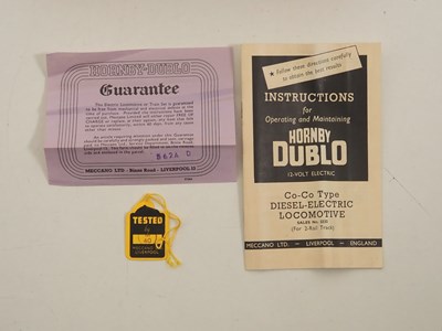 Lot 315 - HORNBY DUBLO OO gauge 2-rail locomotives...