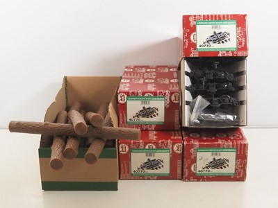 Lot 343 - A group of G scale LGB boxed log bolster...