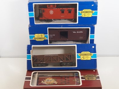 Lot 344 - A group of G scale American Outline freight...