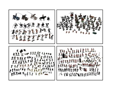 Lot 435 - A large group of plastic soldiers by BRITAINS...