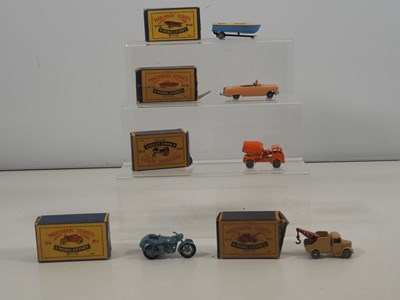 Lot 444 - MATCHBOX group of 1-75 series diecast vehicles...