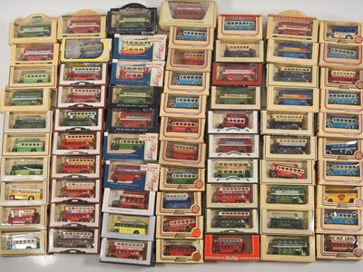 Lot 446 - Large group of LLEDO 1:76 scale diecast buses -...