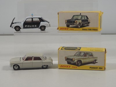 Lot 452 - DINKY - A pair of French Dinky diecast...