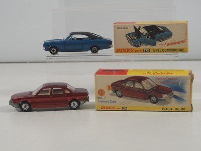 Lot 455 - DINKY - A pair of diecast vehicles comprising...