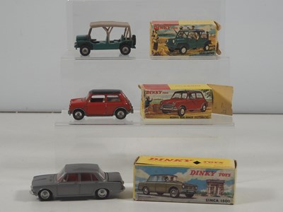 Lot 462 - DINKY - A group of three diecast vehicles...
