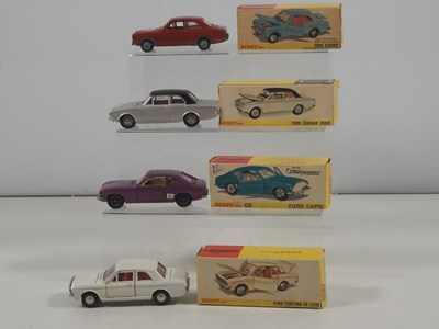 Lot 482 - DINKY - A group of four diecast 'Ford'...